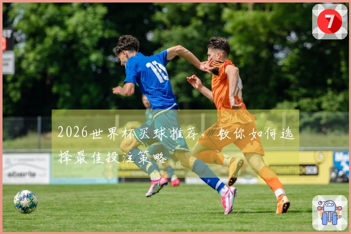 2026世界杯买球推荐，教你如何选择最佳投注策略