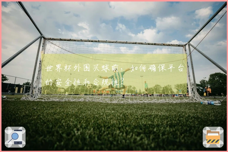 世界杯外围买球前，如何确保平台的安全性和合规性？